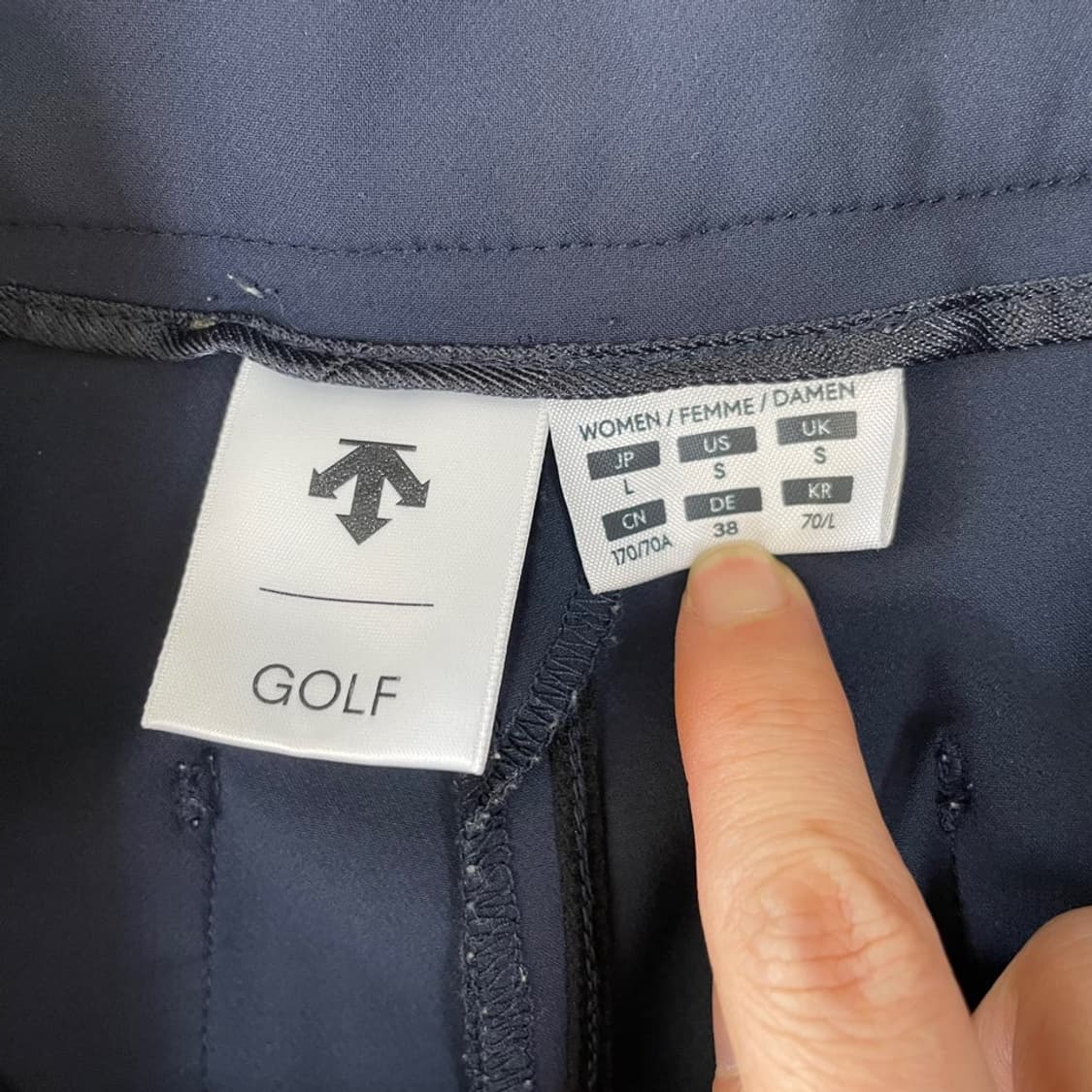L 데상트 골프 여성 2023 골프조거팬츠 바지 70 상품이미지5