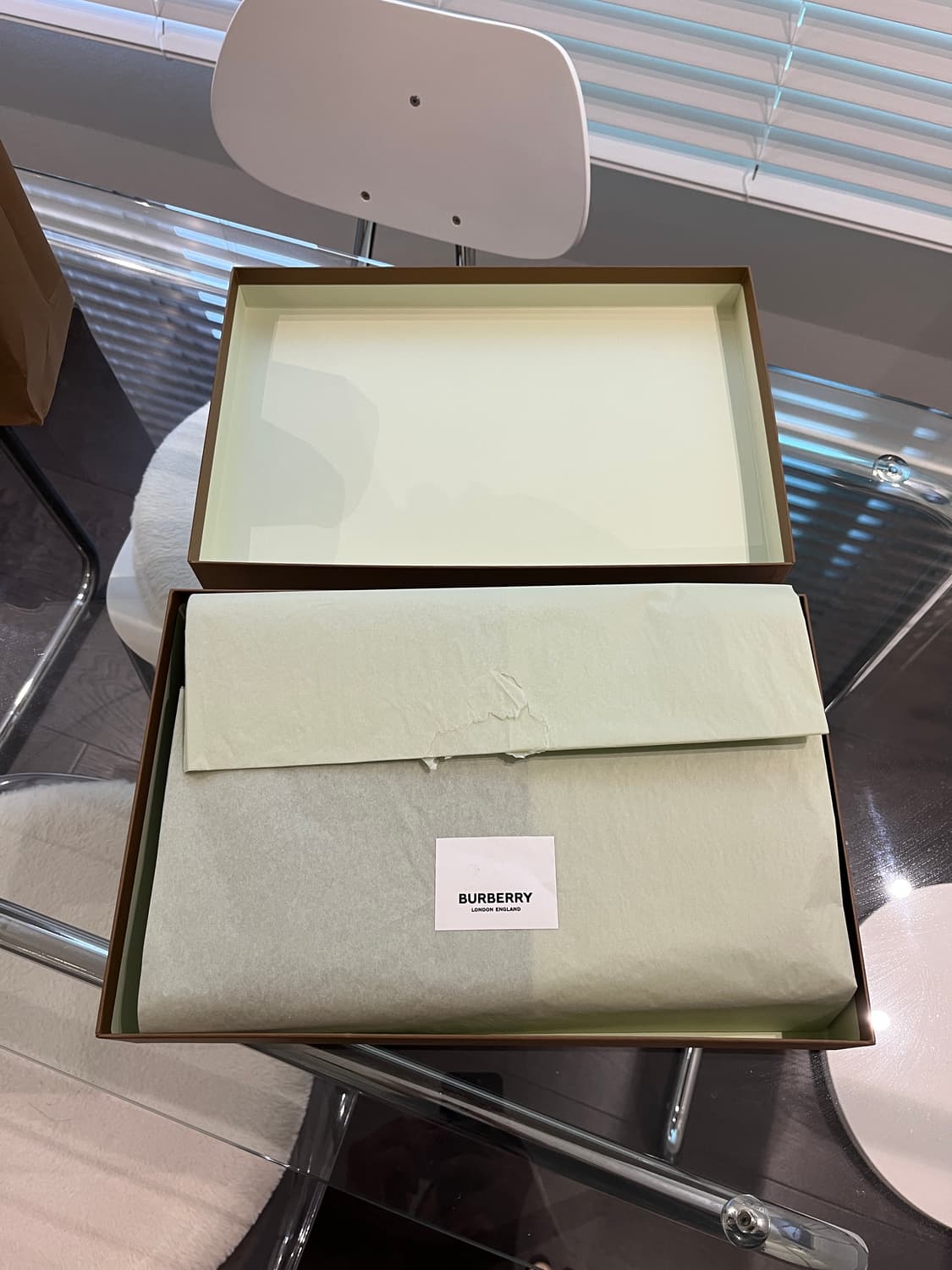 버버리 체크 울 리버시블 케이프 블랙(새제품) 상품이미지5