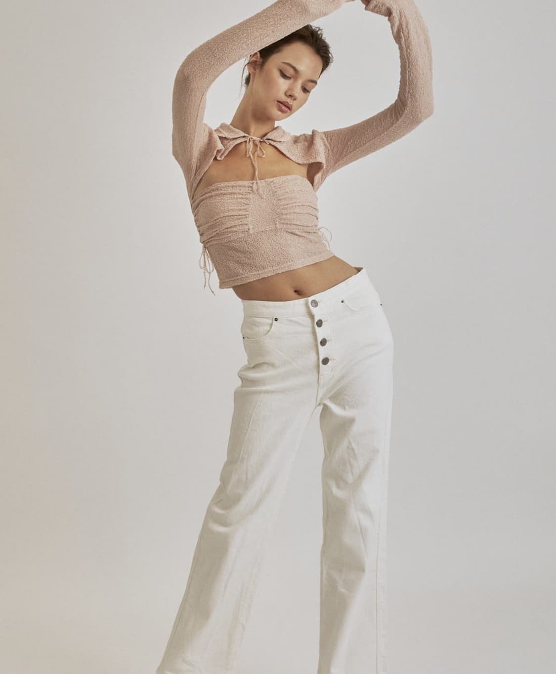 쓰리타임즈 컷아웃 팬츠 (새제품) 상품이미지4