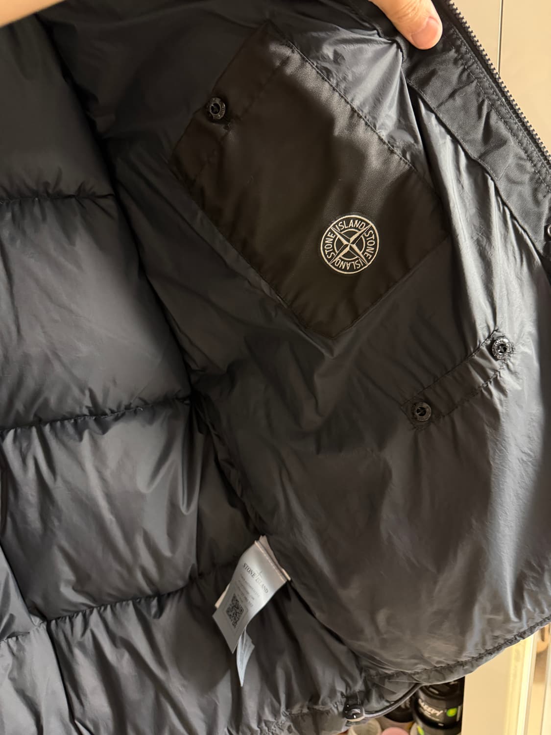 스톤아일랜드 크링클랩스 후드패딩 23fw XXL 상품이미지3