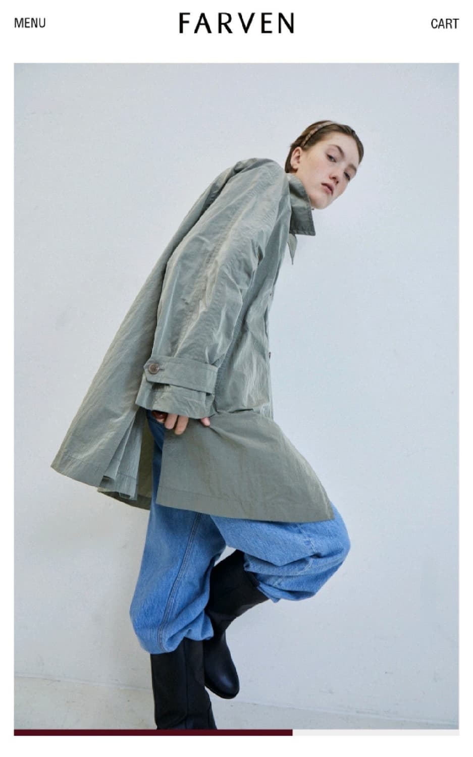 파르벵 하프 트렌치 상품이미지2