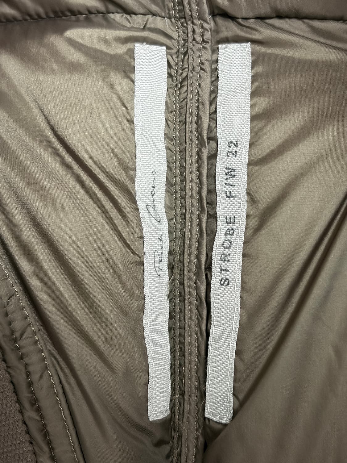 릭오웬스 22FW 플라이트 봄버 다운 자켓 패딩 상품이미지5