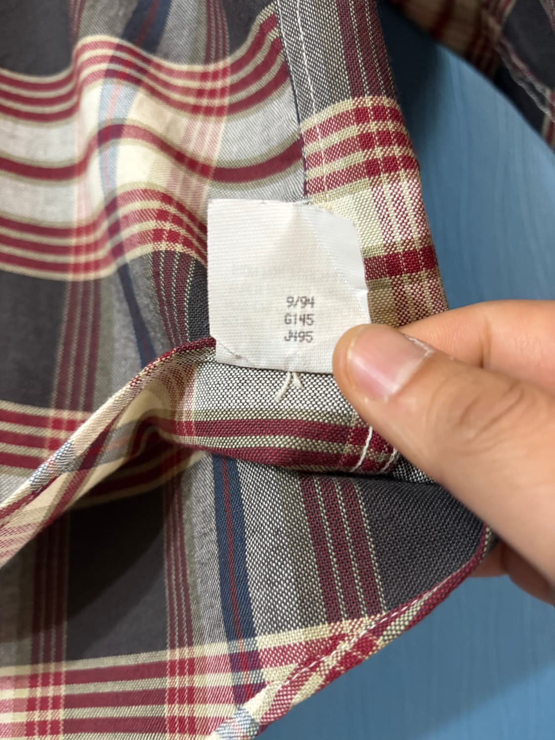 80‘s LL Bean  Check B.D Shirt.  상품이미지6