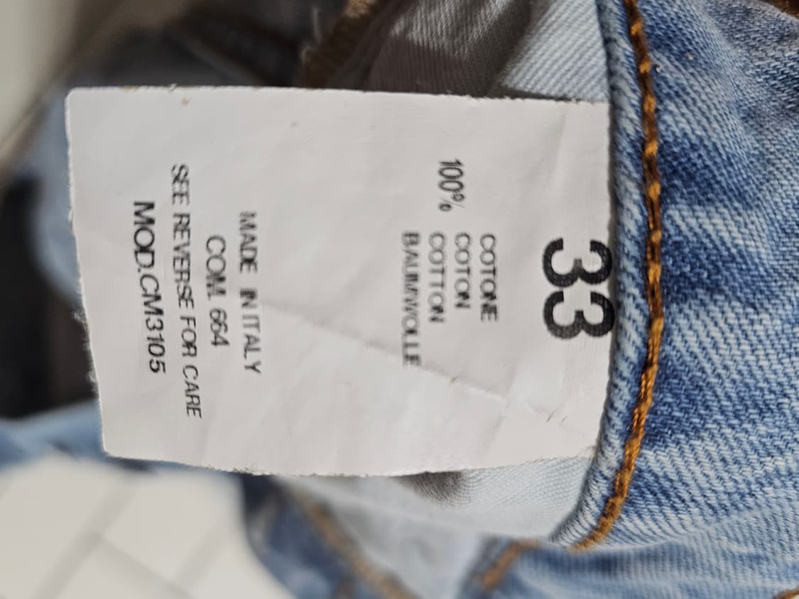 오프화이트 연청 숏팬츠 반바지 33 상품이미지5