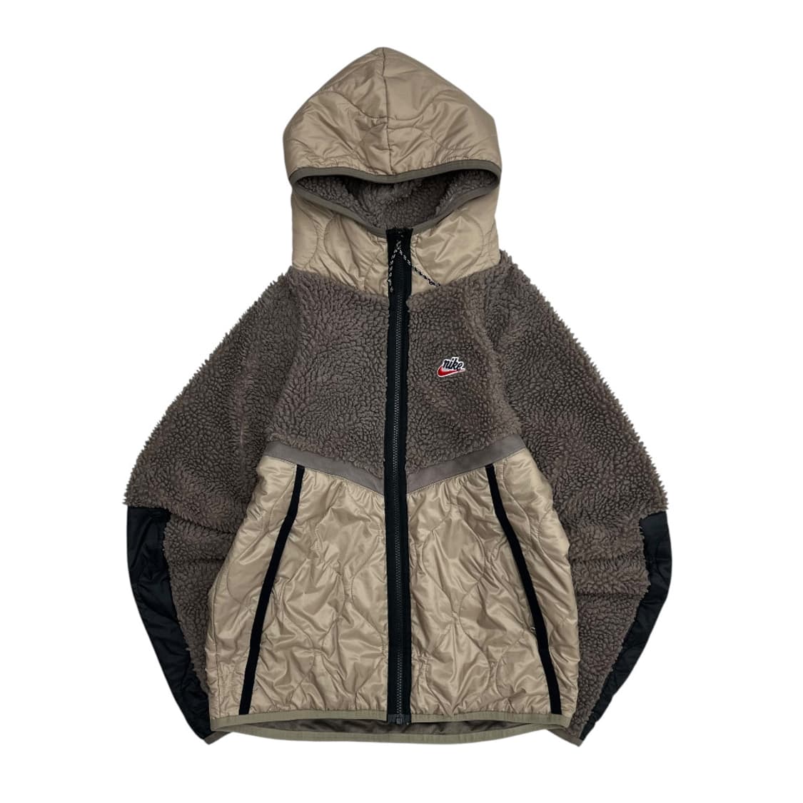 나이키 뮤트브라운 엄마는외계인 양털 후리스 S 상품이미지2