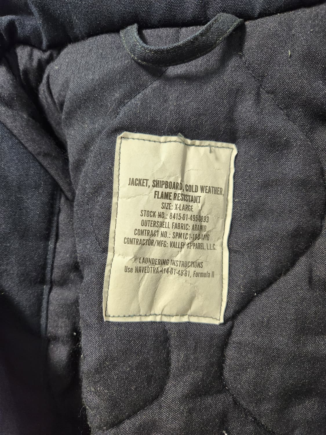 미해군 쉽보드 자켓 XL 상품이미지2