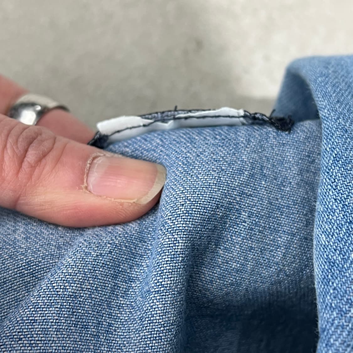 랭글러 워크 데님셔츠 s09114 상품이미지7