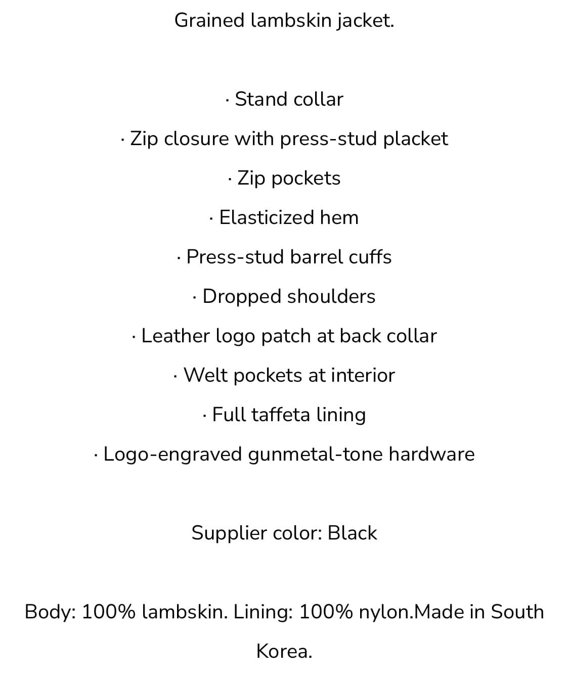 24SS Wooyoungmi 우영미 블랙 가죽 자켓 상품이미지10