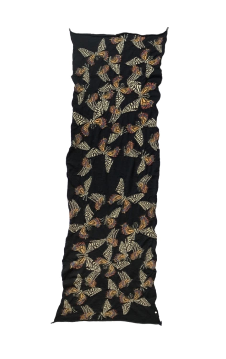 캐피탈 풀 렝스 울 버터플라이 머플러 블랙 상품이미지1