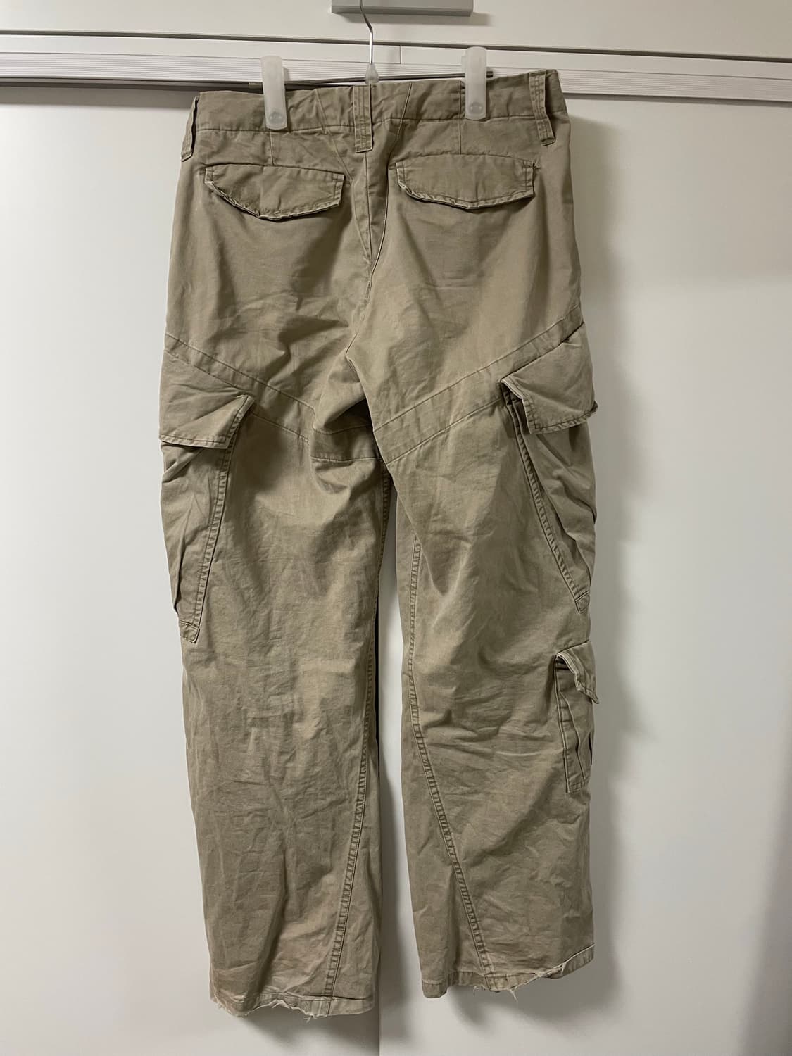 파르티멘토 빈티지워싱 패널드 카고팬츠 베이지 상품이미지6