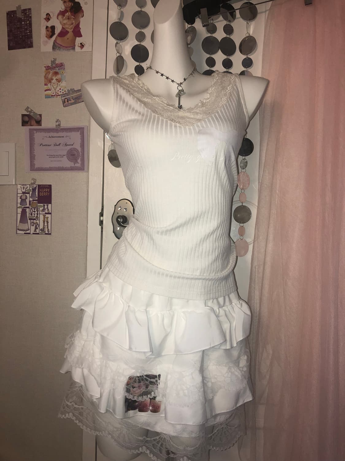 white angel lace sleeveless 상품이미지1