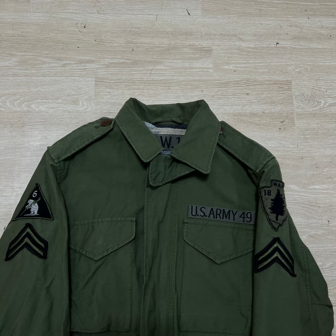 후아유 미군 밀리터리 와펜 M-51 필드 야상자켓 [카키] S/90 상품이미지2