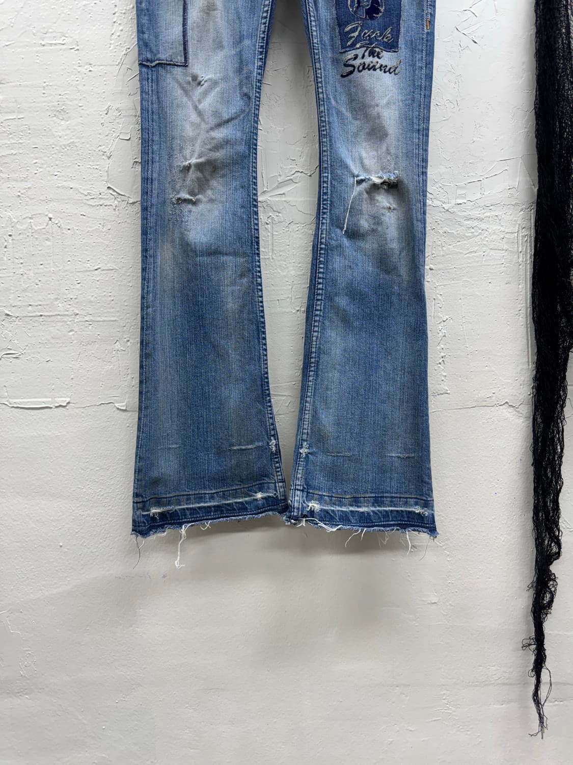 Hysteric glamour 00s y2k boots cut denim 상품이미지6