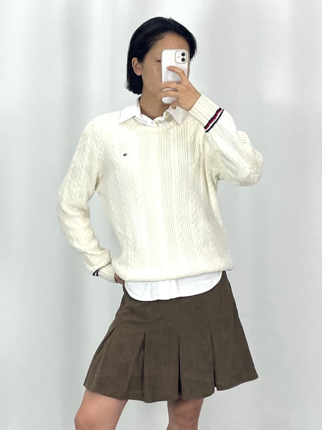 루키CK9731: 타미 아이보리 여성 케이블 니트 상품이미지2