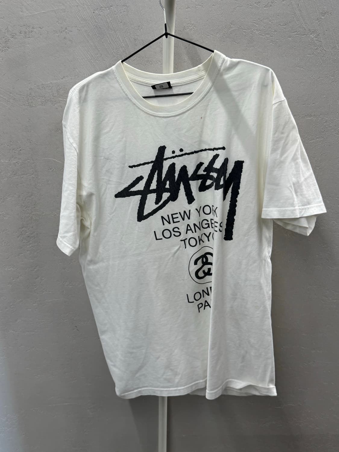 스투시 월드투어 반팔티 L 상품이미지2