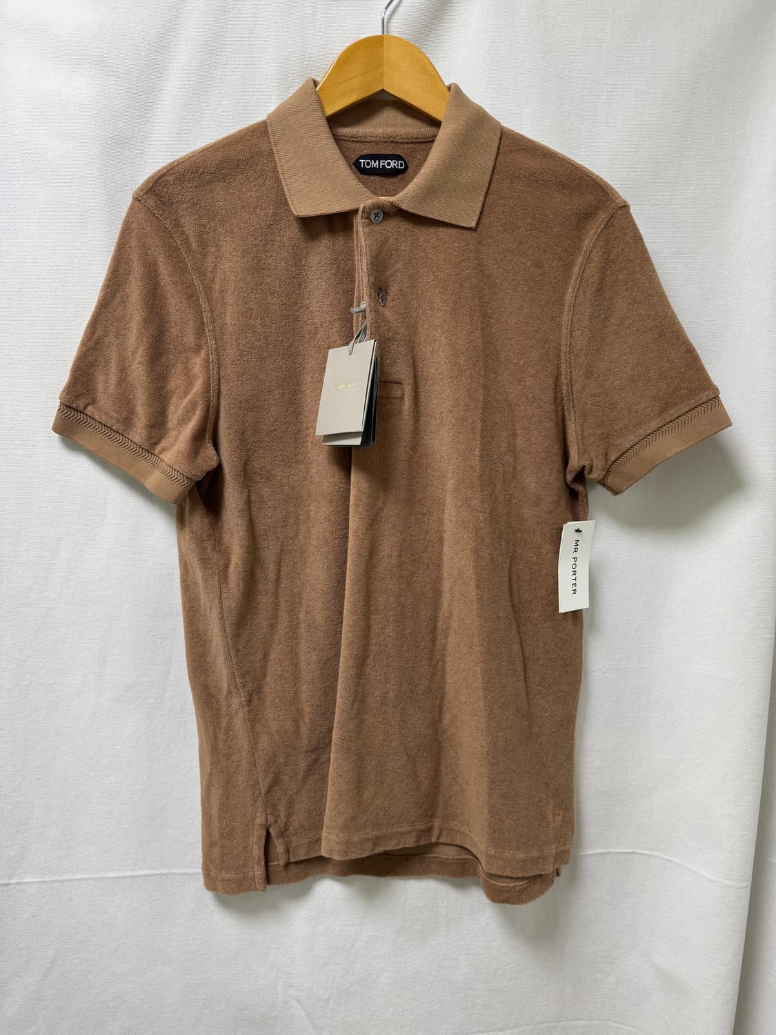 톰포드 브라운 테리 피케 티셔츠 50 상품이미지1