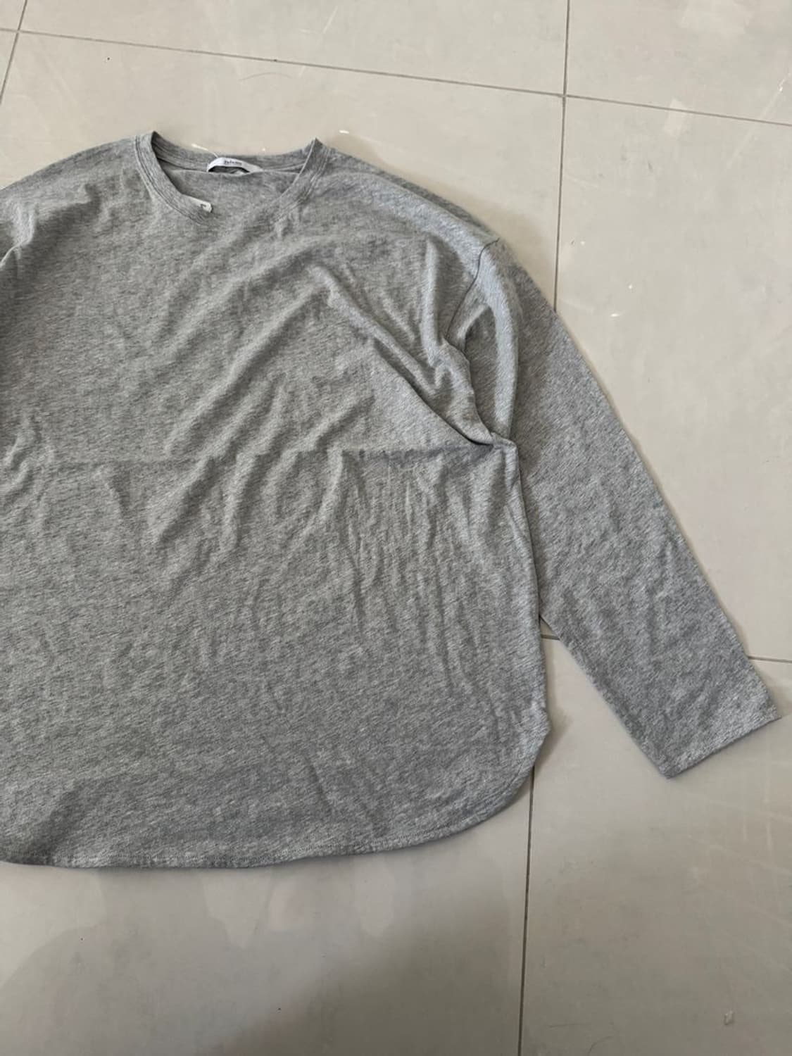 LAYERED ROUND LONG SLEEVE 레이어드 라운드 긴팔 티 상품이미지2