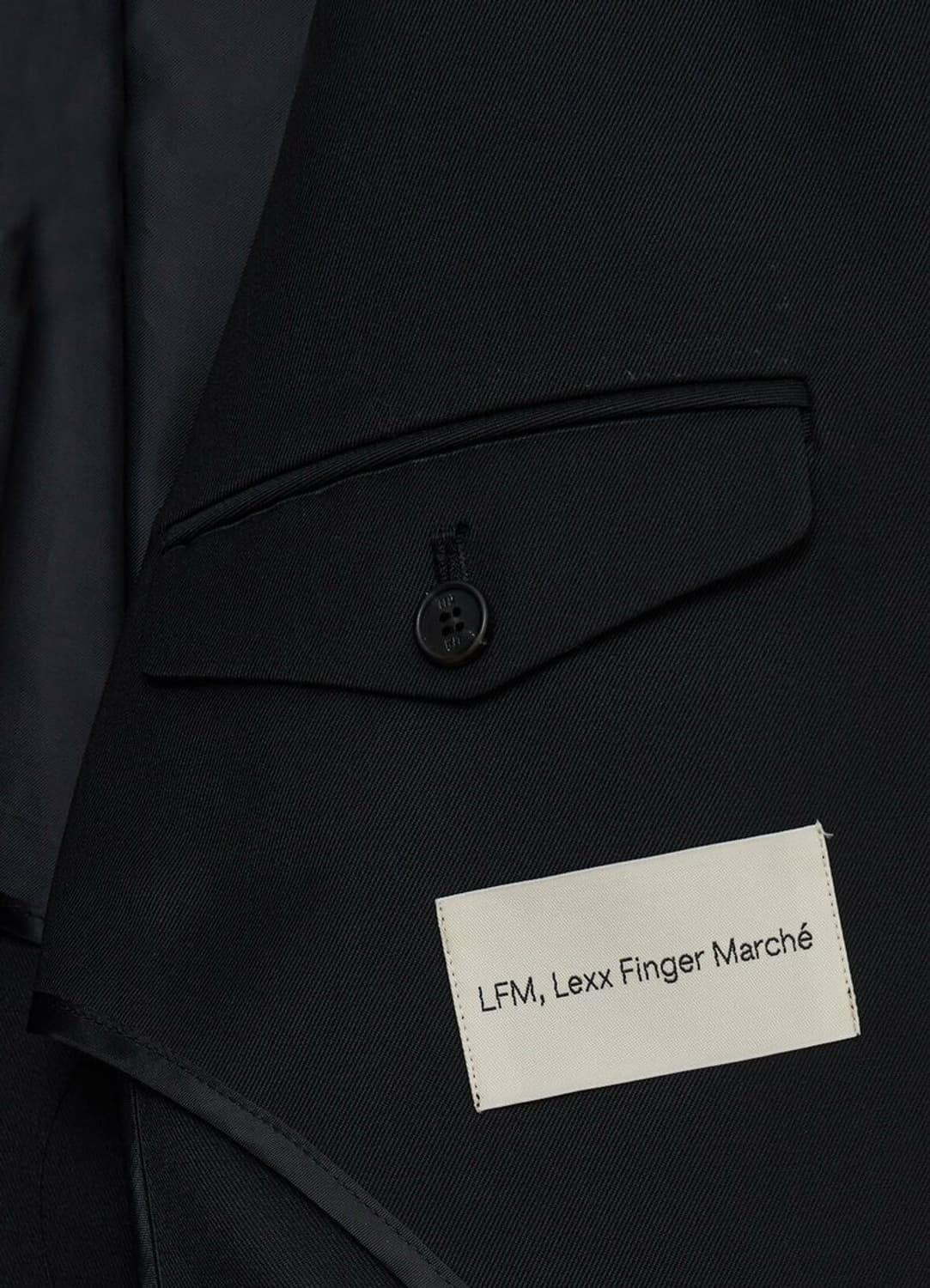 Raglan single coat - Black 상품이미지3