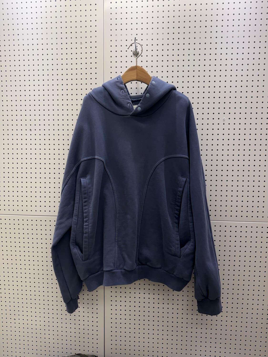 그레일즈 피그먼트 빅포켓 헤비 스웻 후드티 U375 상품이미지2