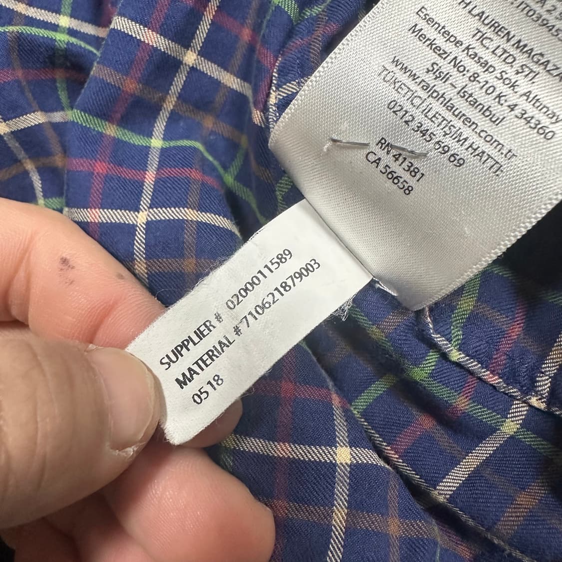 ✨ (바배) 폴로 랄프로렌 클래식핏 체크 셔츠  상품이미지4