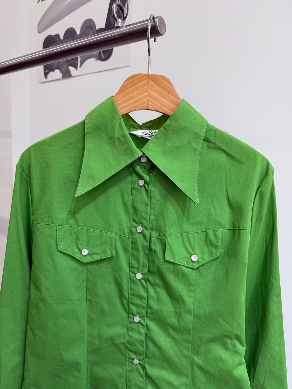 빈티지 FIVE SPOT (Made in Japan)피크드칼라셔츠 상품이미지3