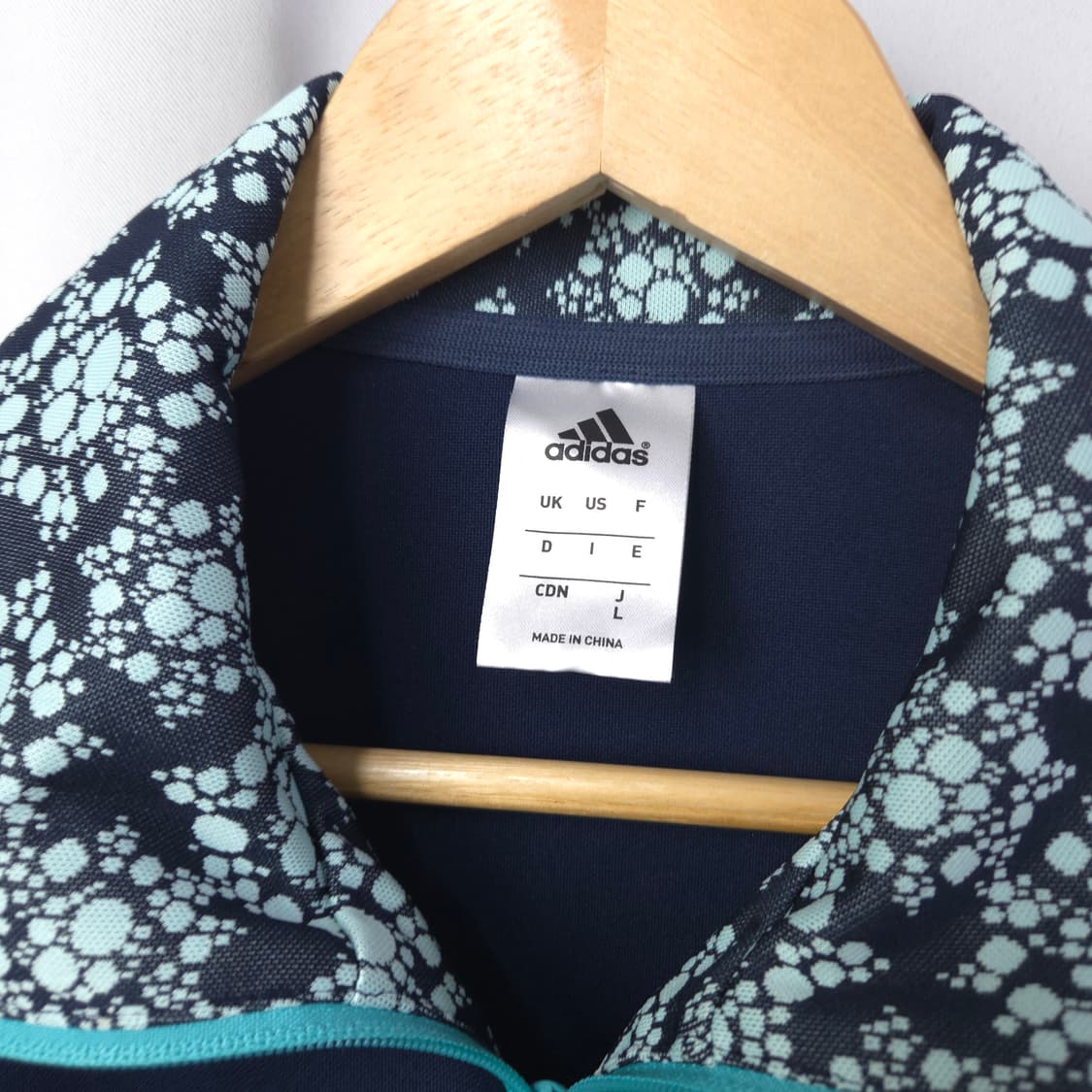 여 S 아디다스 페이즐리 패턴 민트 져지 트랙탑 트레이닝 상품이미지2