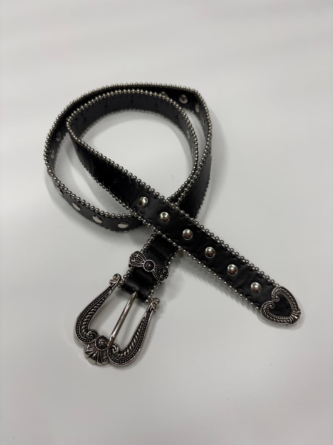 빈티지 웨스턴 스터드 벨트 상품이미지2