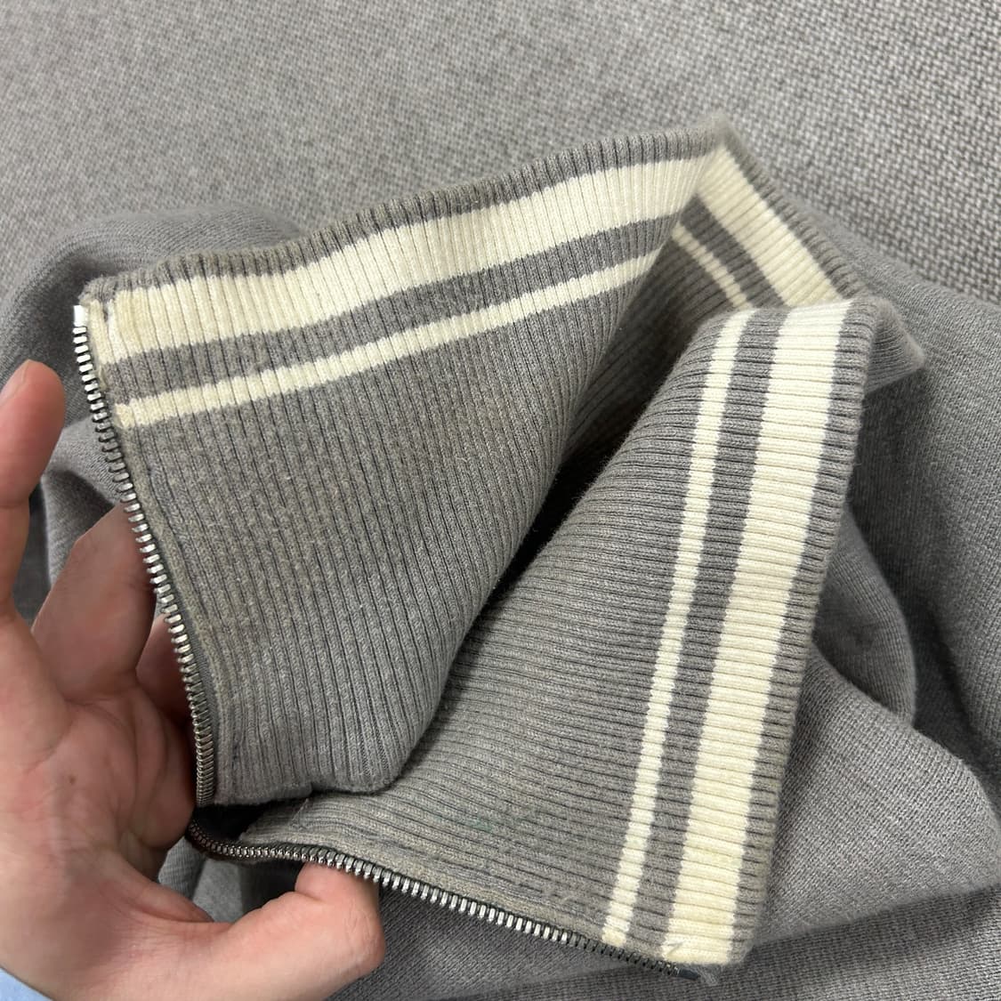 지제로송지오 블랙팬서 하프집업 니트(M) 상품이미지7