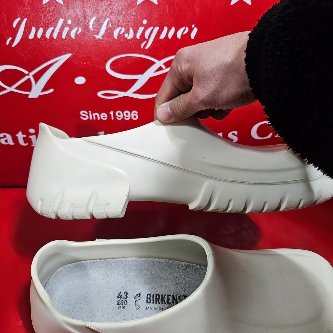 버캔스탁 A630 클로그 화이트 43size 상품이미지7