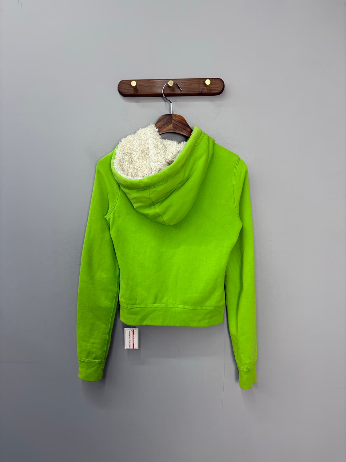 홀리스터 라임그린 울프죠 후드집업 A2903 상품이미지4