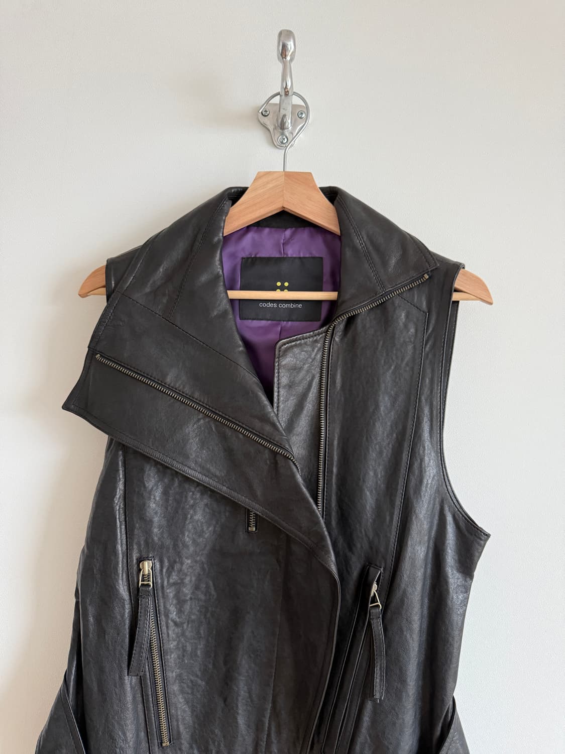 코데즈컴바인(Codes combine) 램스킨 롱 베스트 상품이미지3