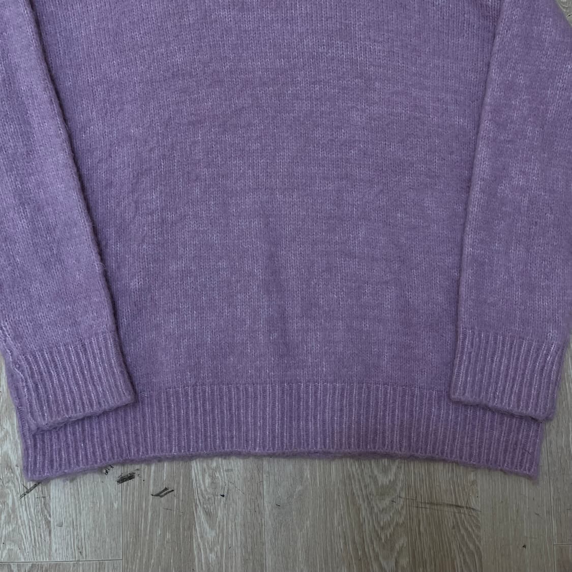 자라 여성 라운드넥 니트 핑크 S/90 상품이미지3