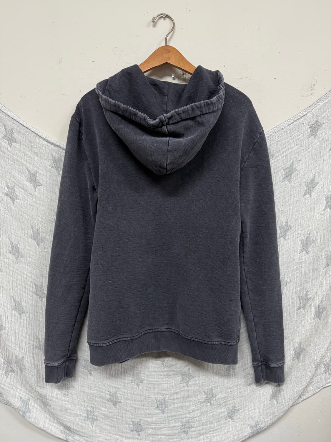 올세인츠 가먼트 다잉 사이드지퍼 후드집업 상품이미지4