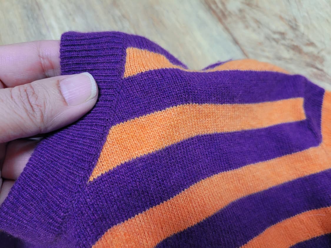 자라(ZARA) 캐시미어 울 스트라이프니트 55-66 새상품 상품이미지4