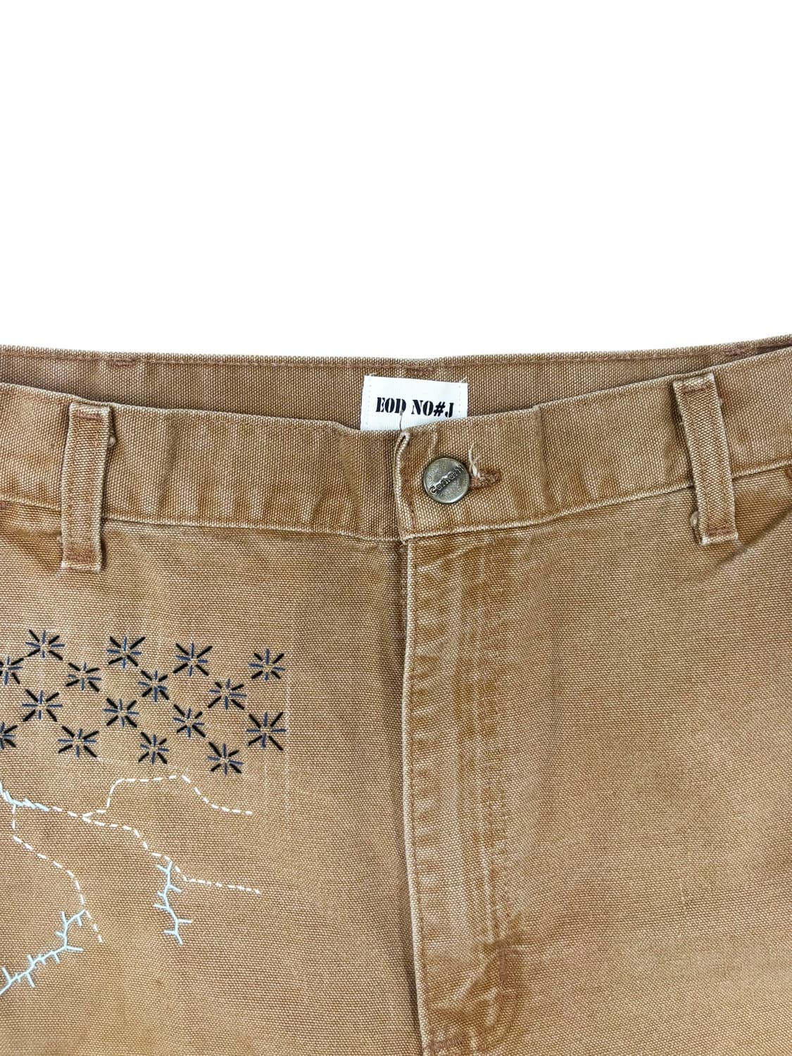 Carhartt Boro Sashiko Distressed Shorts 상품이미지5