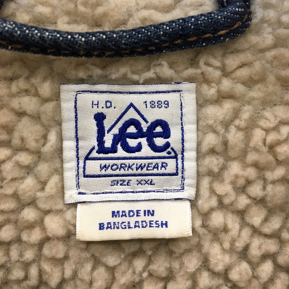 Lee 리 워크웨어 쉐르파 오버데님자켓 XXL  상품이미지5