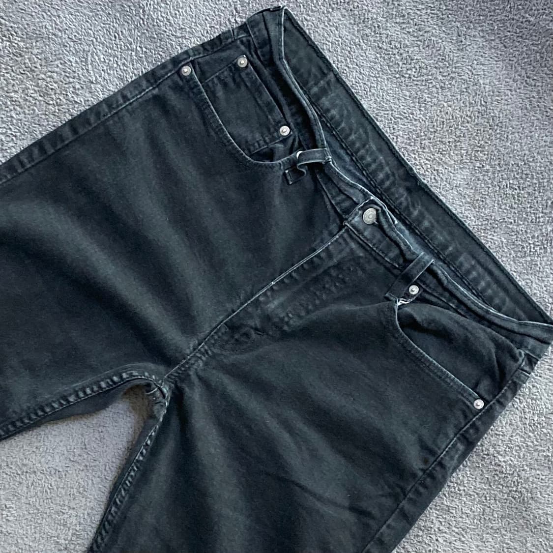 리바이스 502 블랙진 데님팬츠 W36 L32 상품이미지3