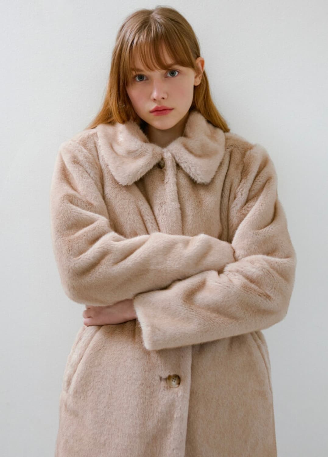 (택채새상품)레테라 lettera 페이크 퍼자켓 롱퍼 코트 상품이미지5