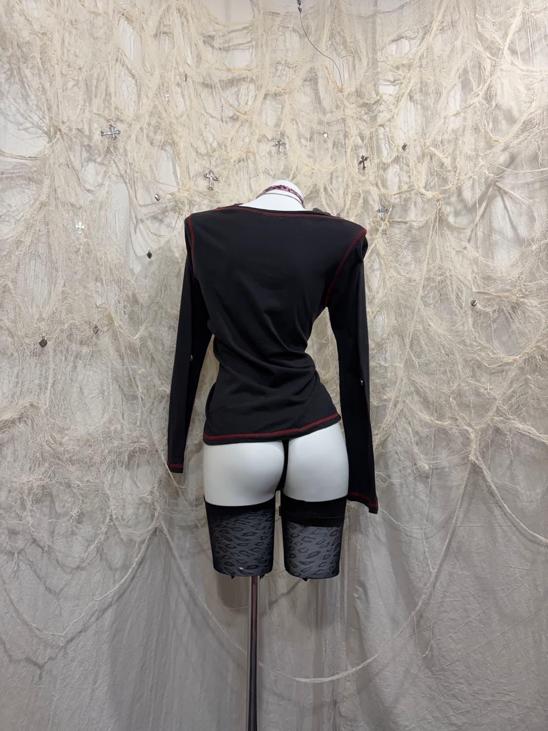 Y2K CHIPCLIP PUNK off-shoulder 상품이미지4