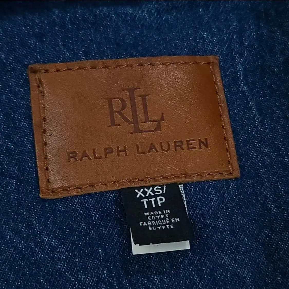 (XXS)랄프로렌 벨트 데님 필트 청자켓 상품이미지9