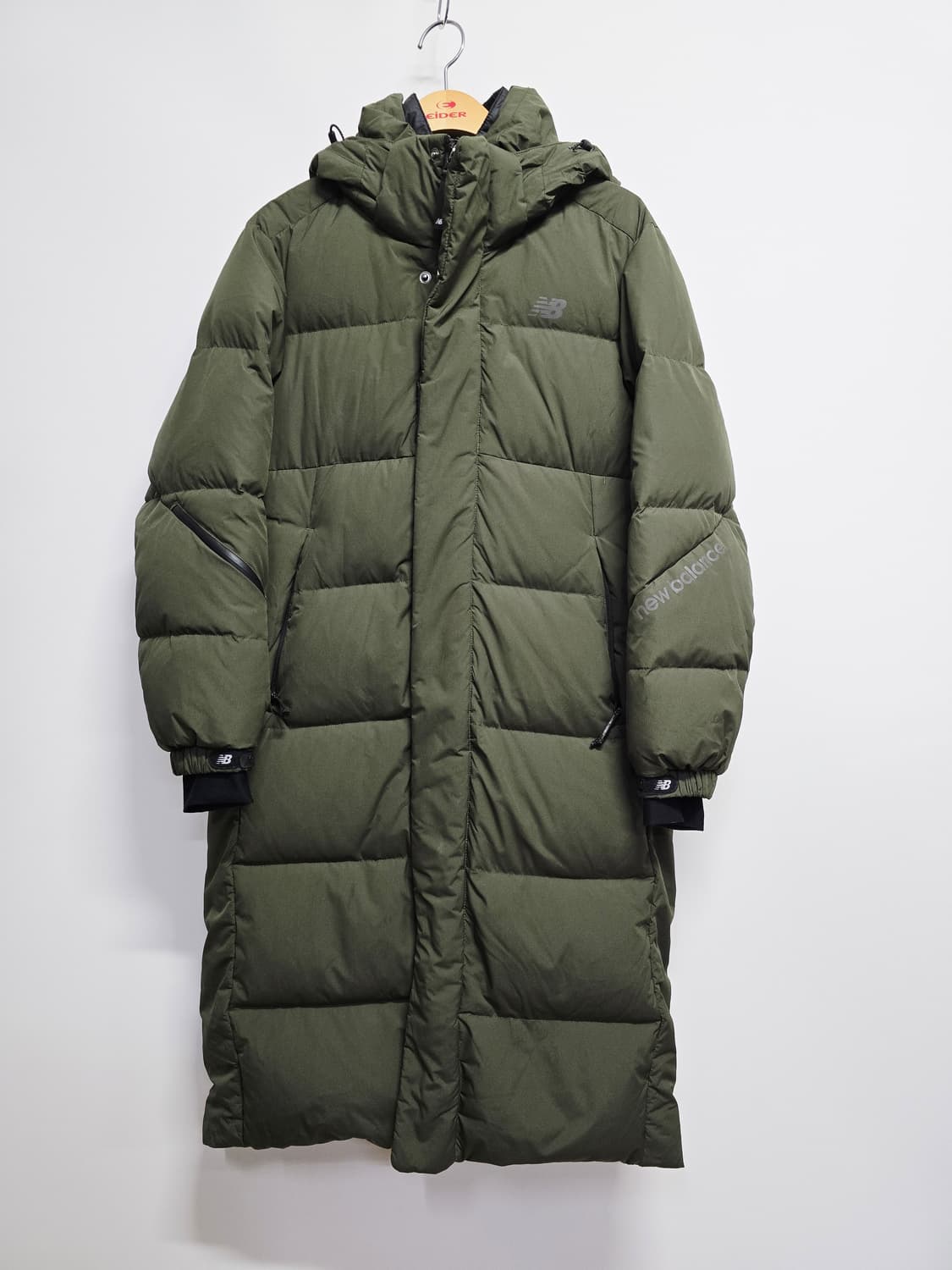 뉴발란스 다운롱패딩 카키색90 상품이미지1