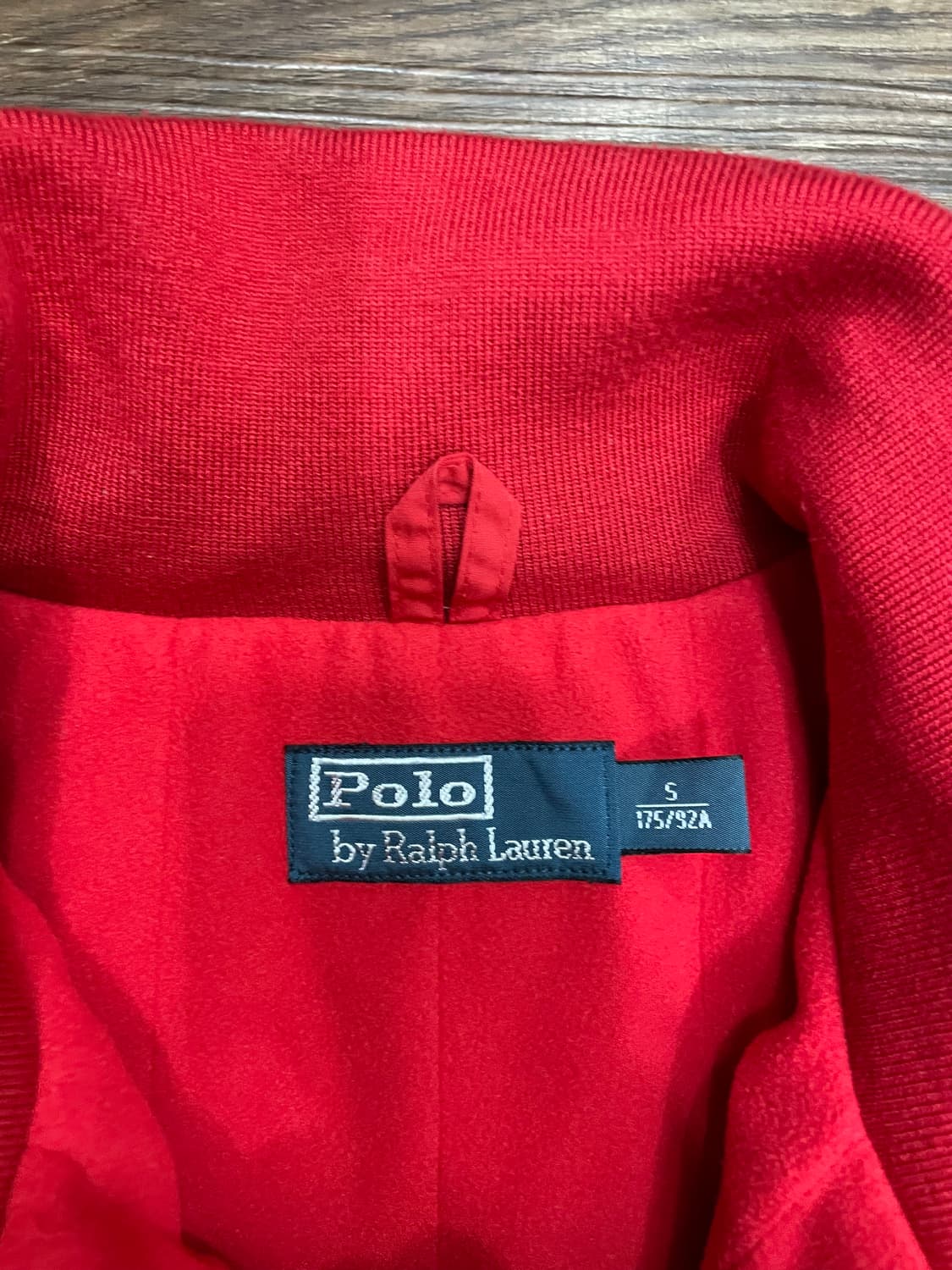 폴로 랄프로렌 기모 폴리쉘 페리 자켓 레드 상품이미지7