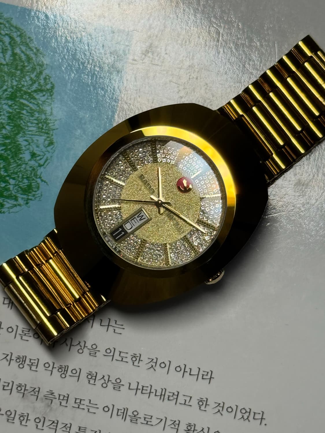 라도 다이아스타 금장 오토매틱 손목시계 단품 상품이미지4