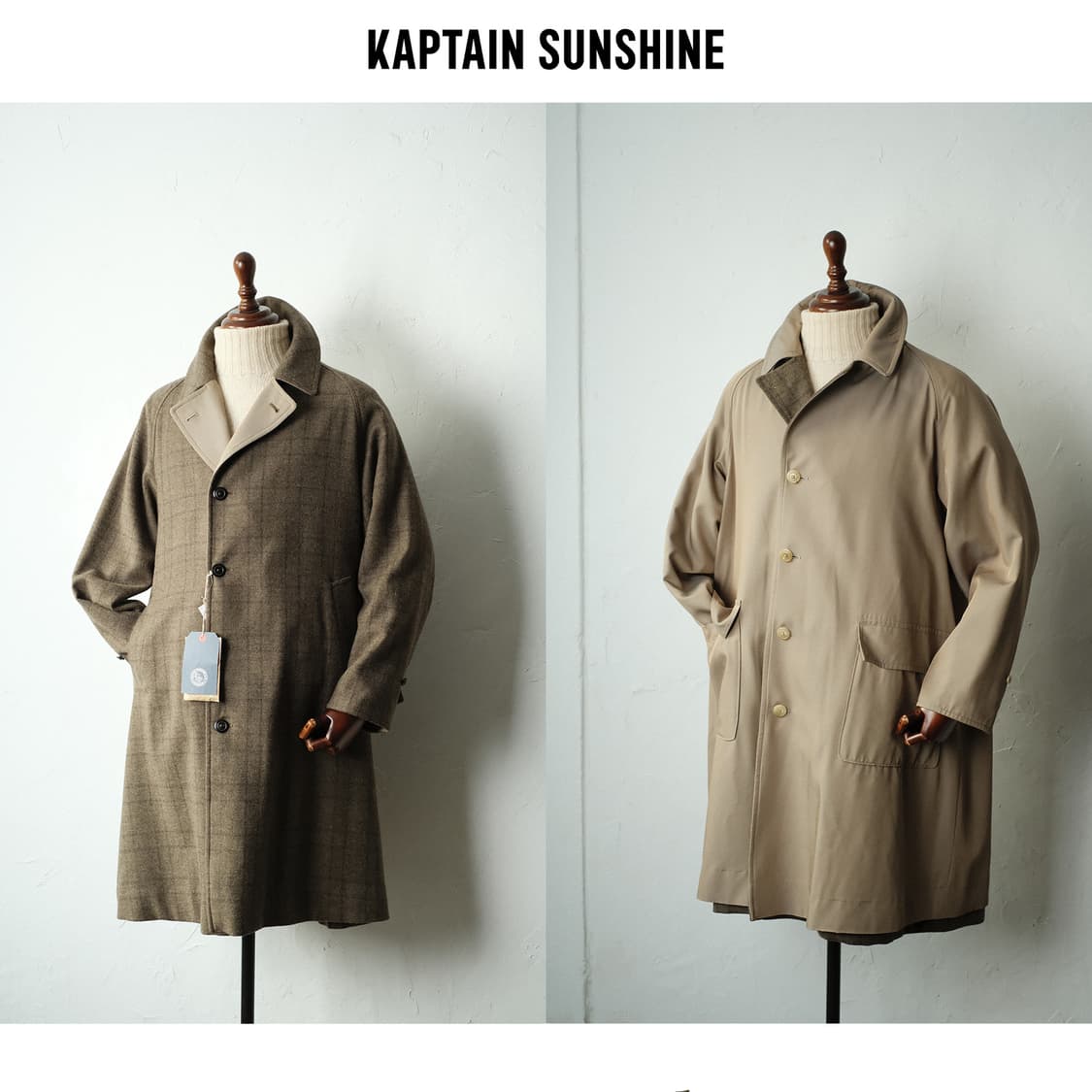 캡틴선샤인 리버시블 체스터필드 코트 36(100)사이즈 상품이미지2