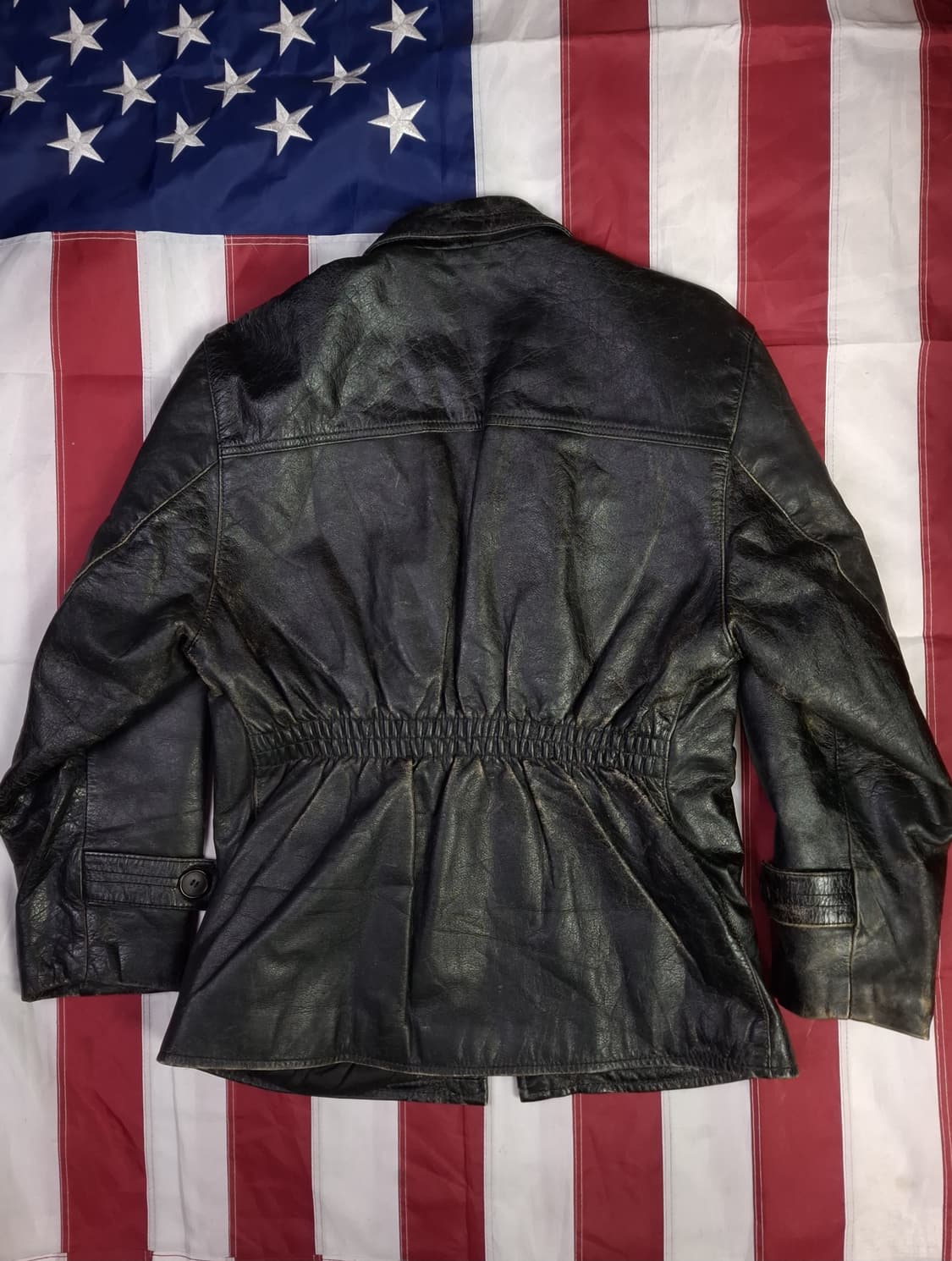 오리지날 80's 아비렉스 리얼레더 라이더자켓 상품이미지8