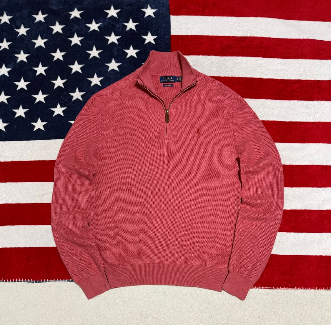 폴로랄프로렌 피마코튼하프집업 니트Polo Ralph Lauren knit 상품이미지1