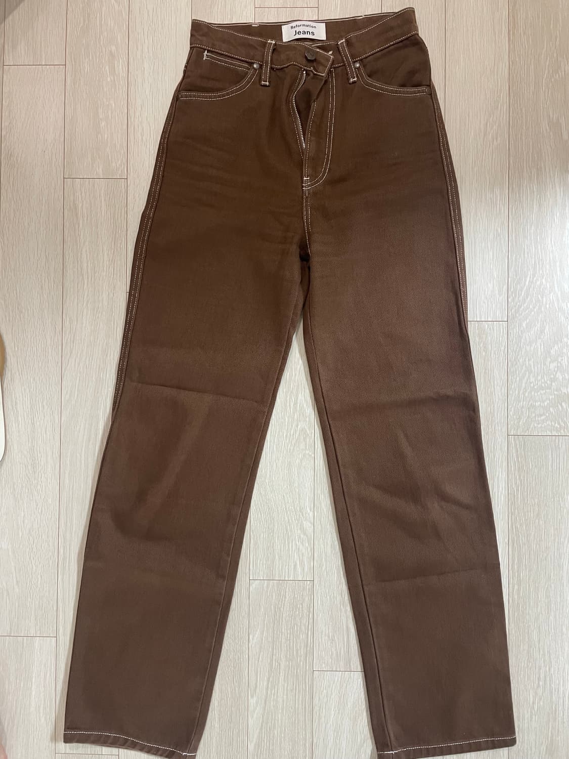 리포메이션 카우보이 하이파이즈 스트레이트 제니 바지 상품이미지2