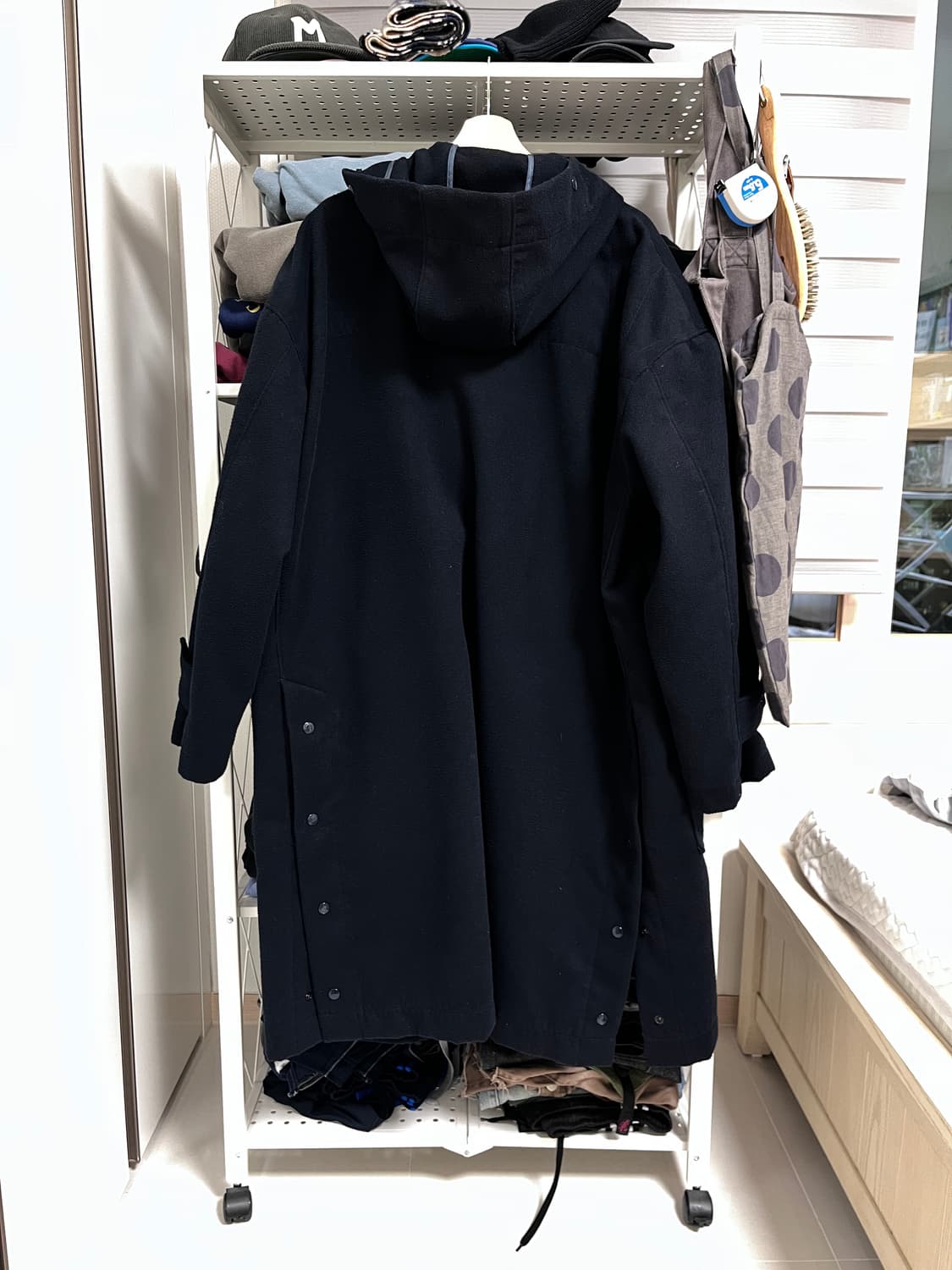 [L] 엔지니어드 가먼츠 파이어맨 더플 코트 네이비  상품이미지2