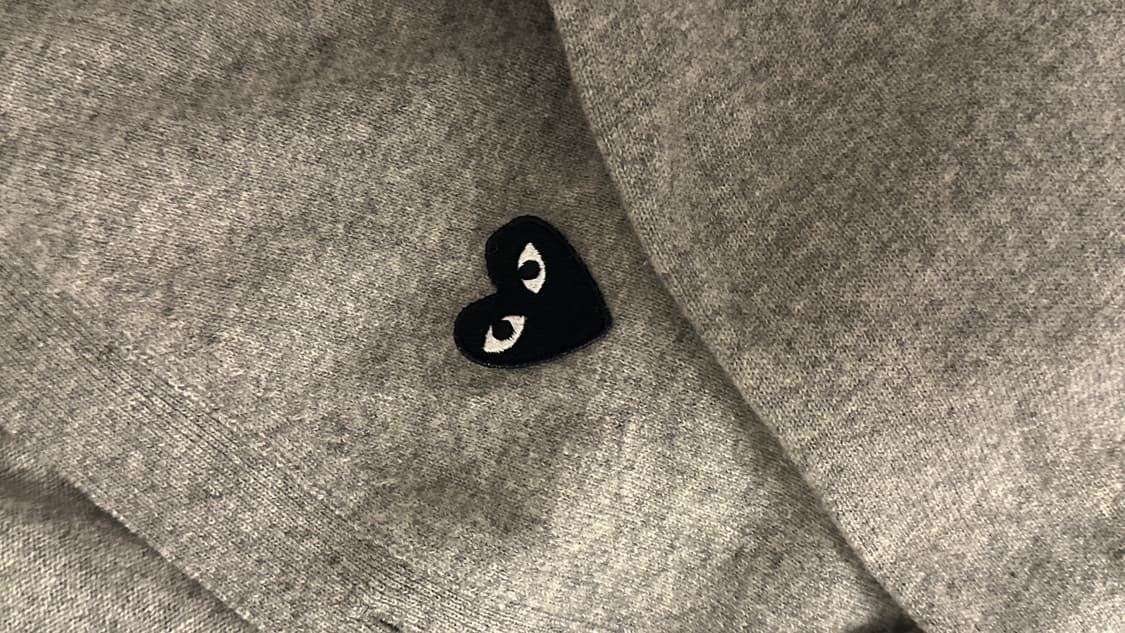 꼼데가르송 가디건 그레이 L 상품이미지3