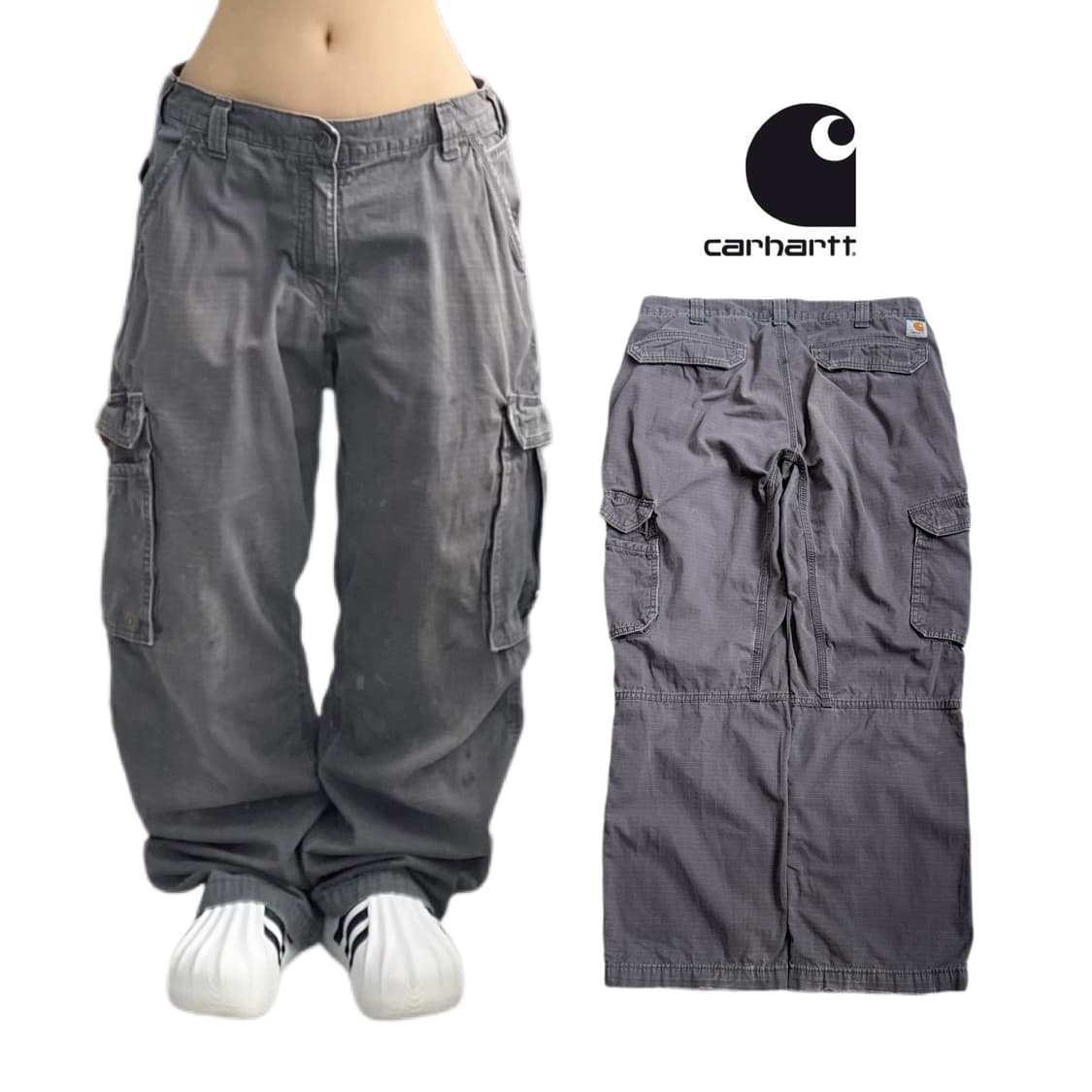 칼하트 OG 탄창 와이드 워크 카고팬츠 상품이미지1